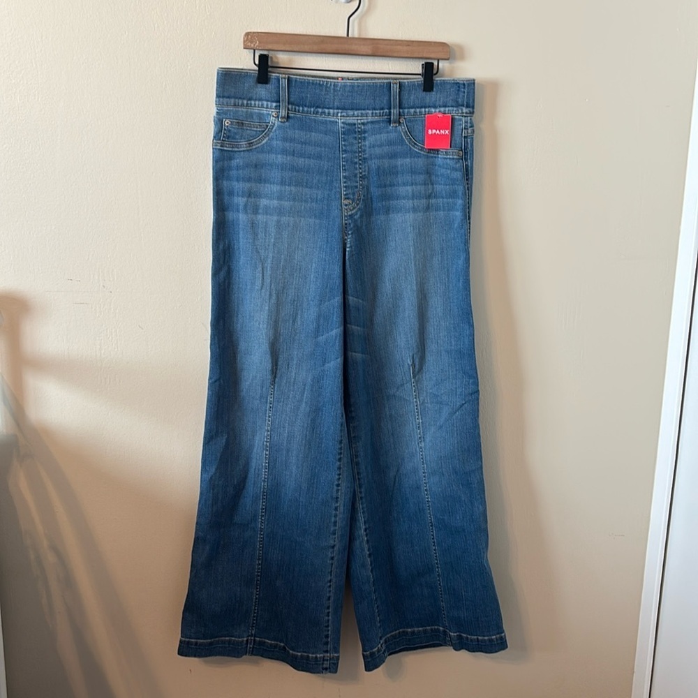 NWT Spanx Seemed Front Wide Leg Jean